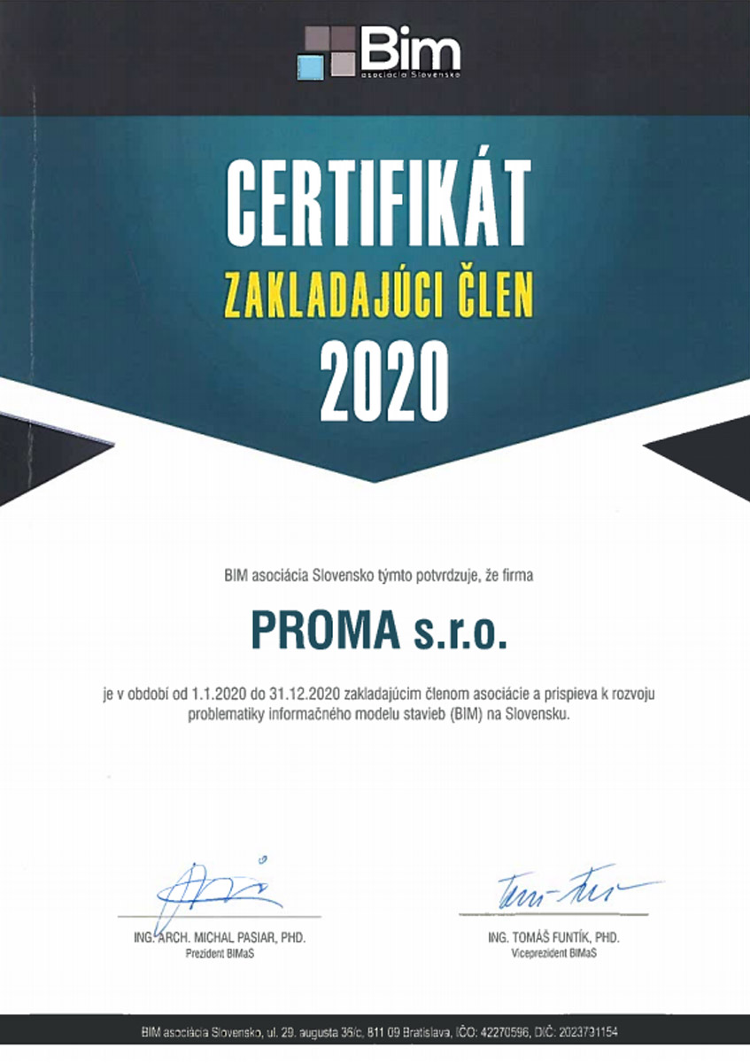 Proma - Certifikát8