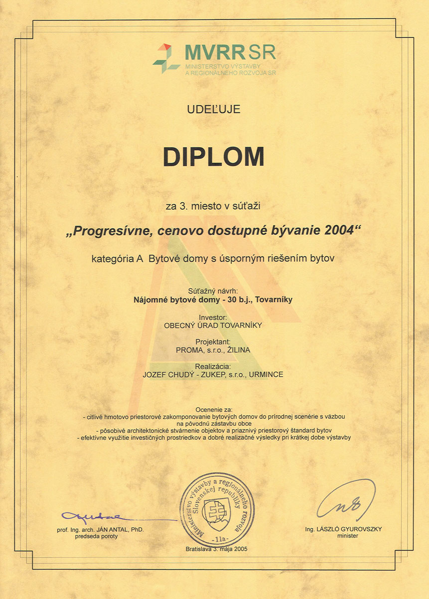Proma - Ocenenie